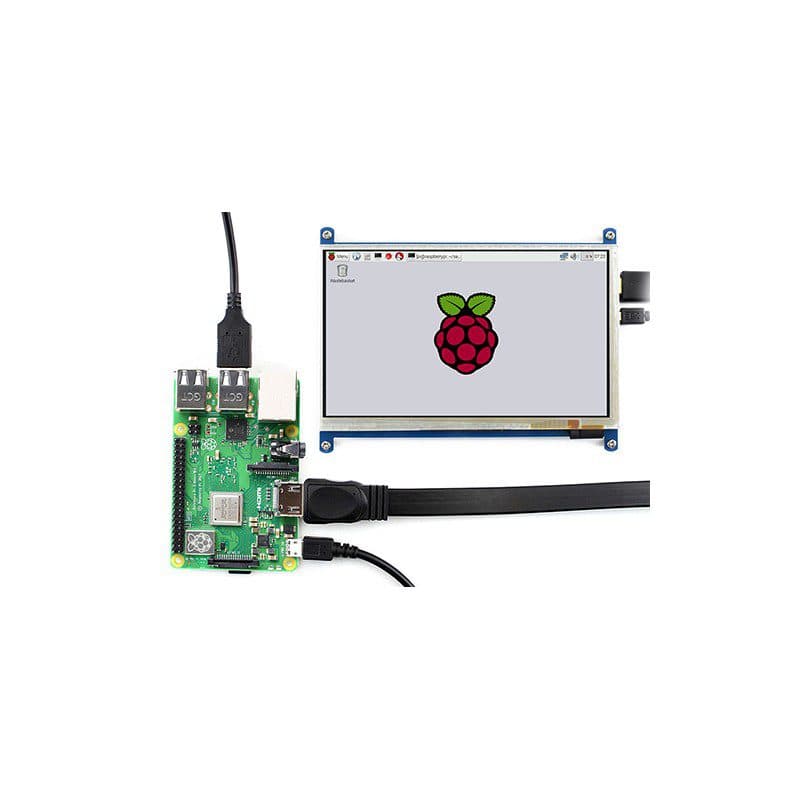 نمایشگر 7 اینچ همراه با تاچ خازنی دارای ورودی HDMI اورجینال — تصویر ۲