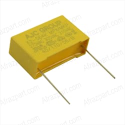 خازن MKP پلی پروپیلن 560 نانو فاراد 305 ولت فاصله پین ها 28MM