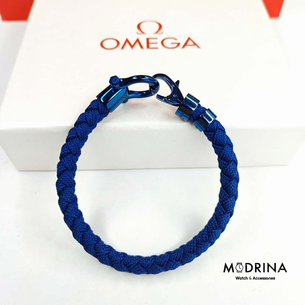 دستبند امگا کنفی سورمه ای 007 مستر OMEGA
