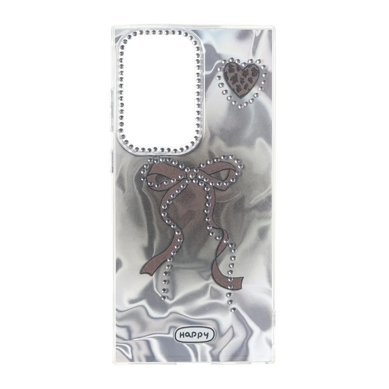 قاب Silver Cloud پاپیون نگین دار Samsung Galaxy S23 Ultra