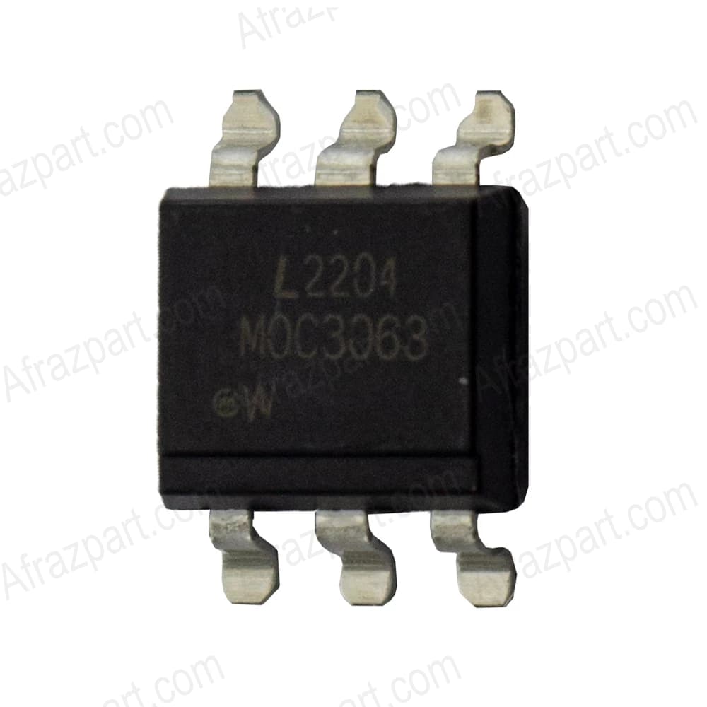 SMD آی سی اپتو ترایاک MOC3063 پکیج SOP6