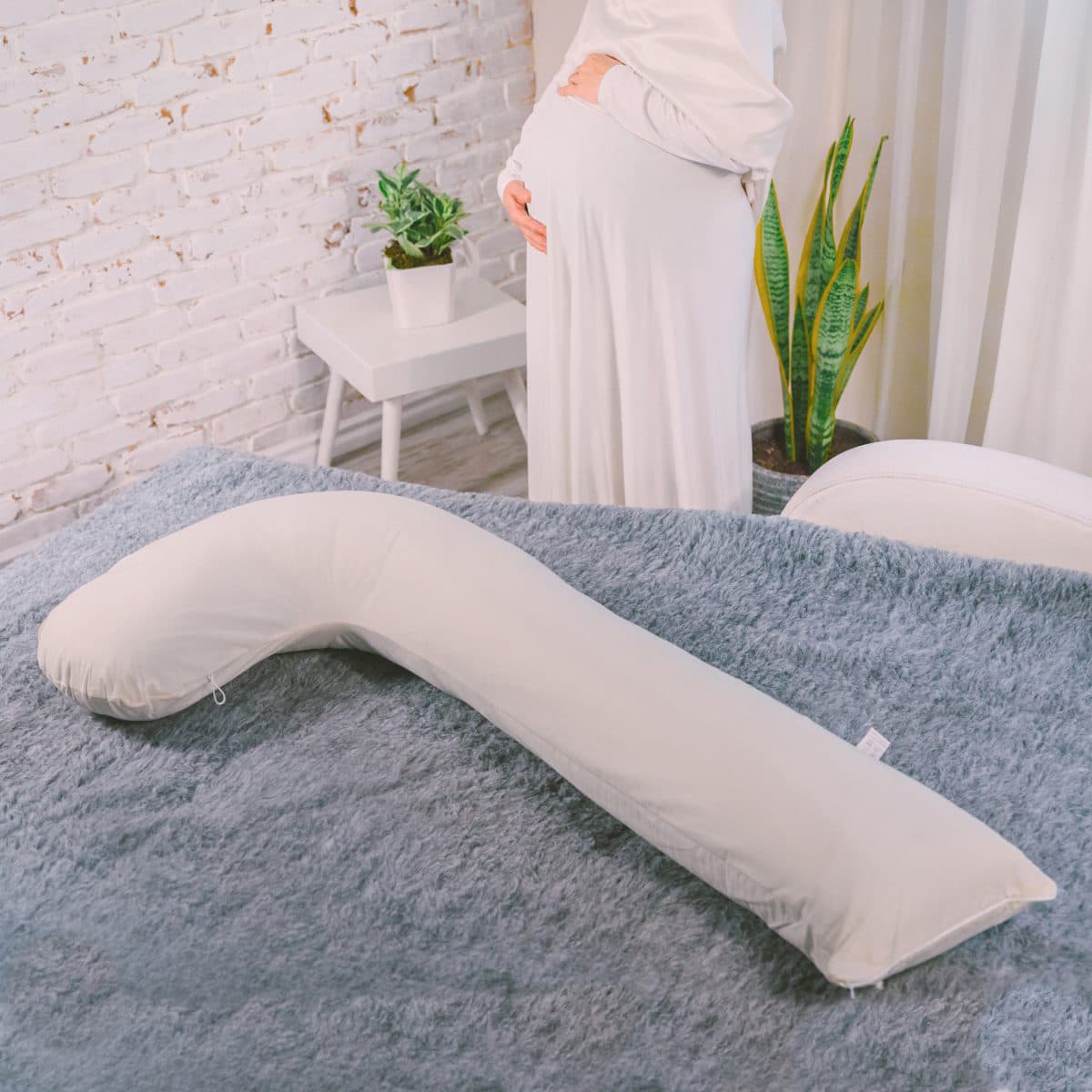 بالش بارداری ال-شکل برند دی روحه Die Ruhe L-Shape Pillow — تصویر ۴