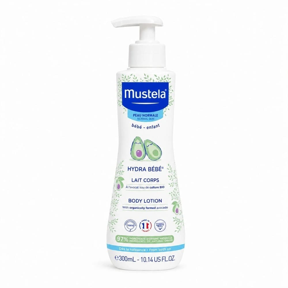 لوسیون بدن هیدرا ب ب ماستلا ۳۰۰ میل مناسب نوزاد و کودک Mustela