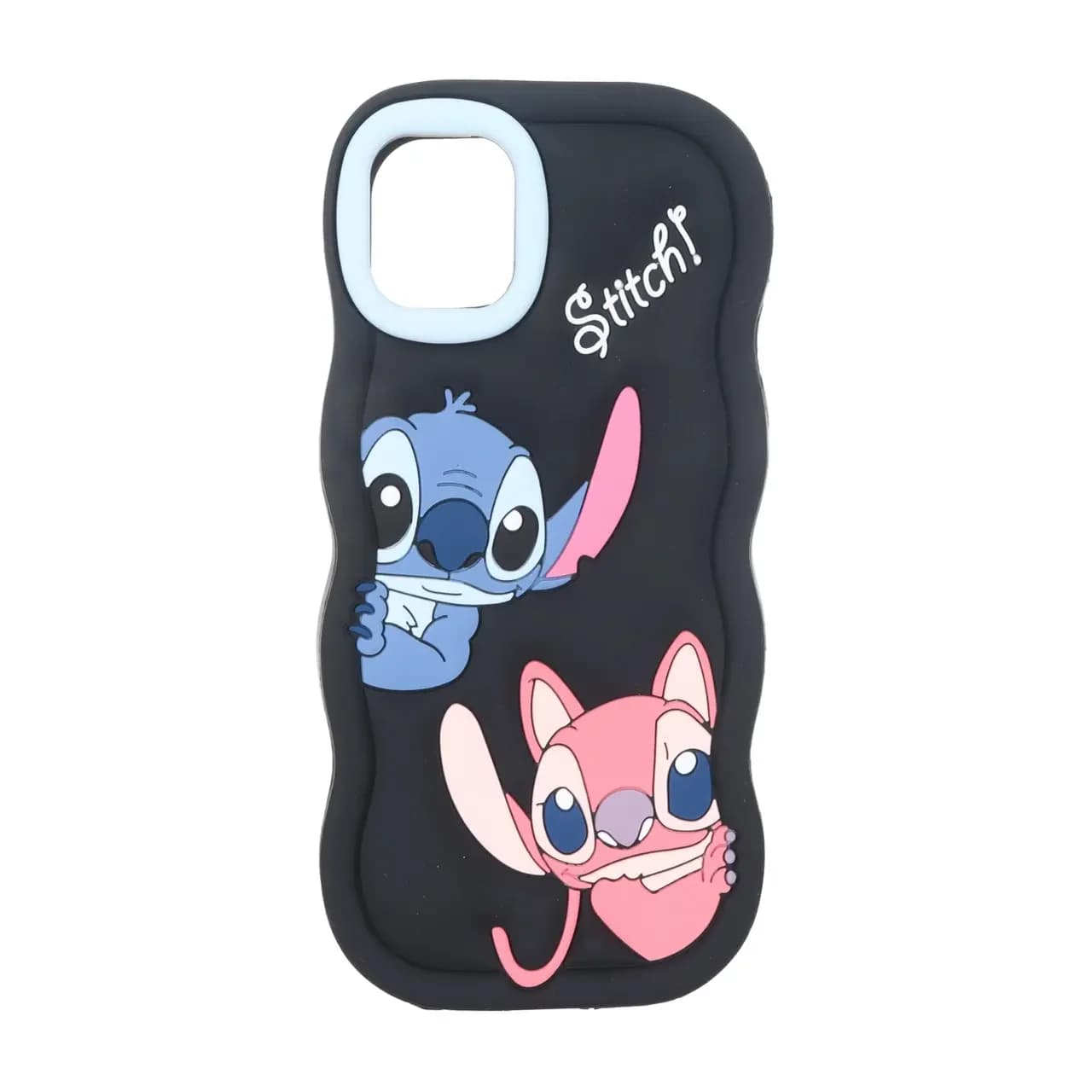 قاب سیلیکونی کنگره ای Stitch برجسته فانتزی Apple iPhone 11 Pro Max