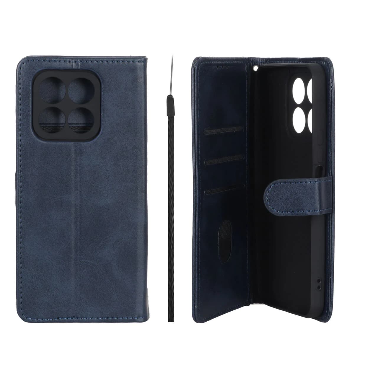 کیف موبایل مگنتی Crystal داخل مخمل Honor X8a — تصویر ۲