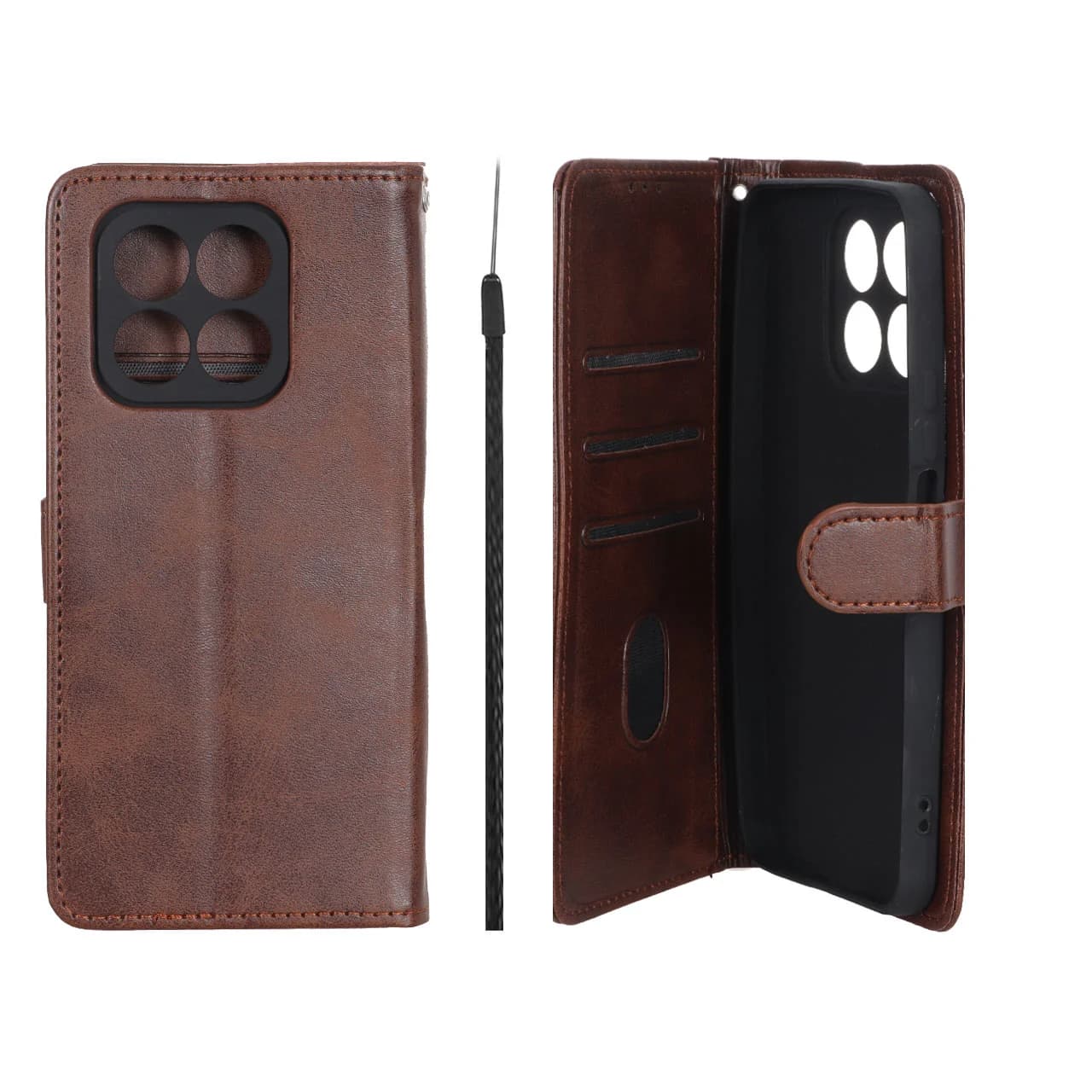 کیف موبایل مگنتی Crystal داخل مخمل Honor X8a