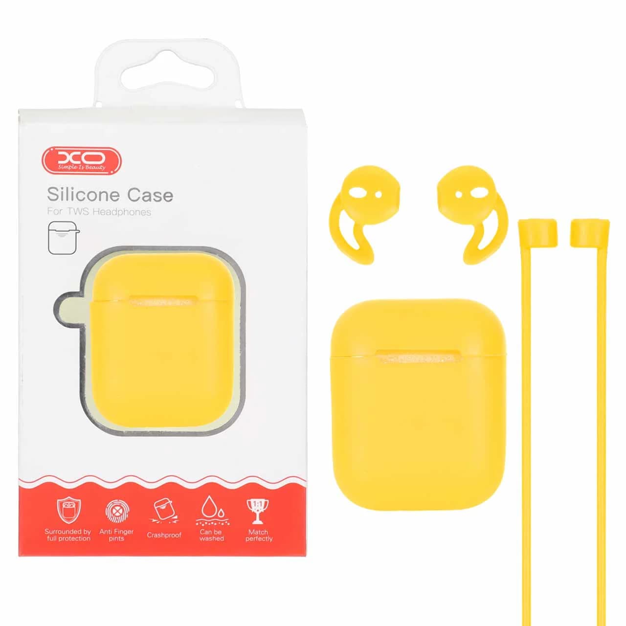 کاور ایرپاد سیلیکونی XO مدل Apple Airpods 1 / 2