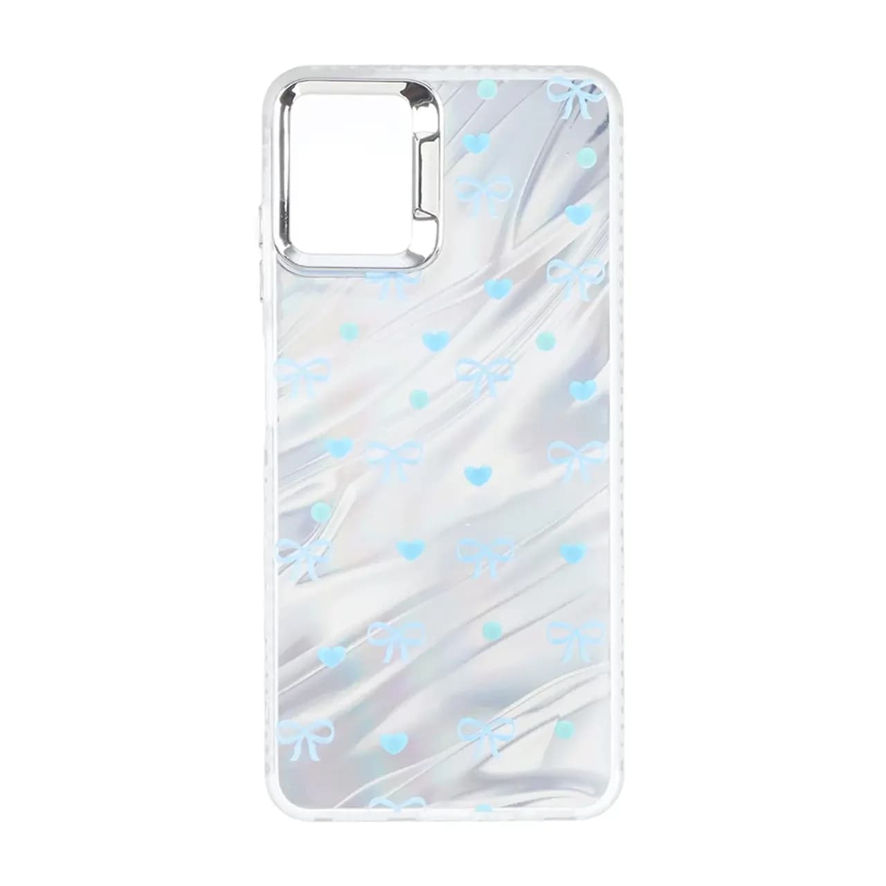قاب Pucker هفت رنگ دور ژله ای مات لنز کروم Samsung Galaxy A07 — تصویر ۲