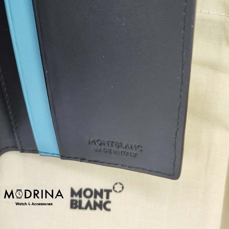 کیف کارت مون بلان آبی Montblanc — تصویر ۳