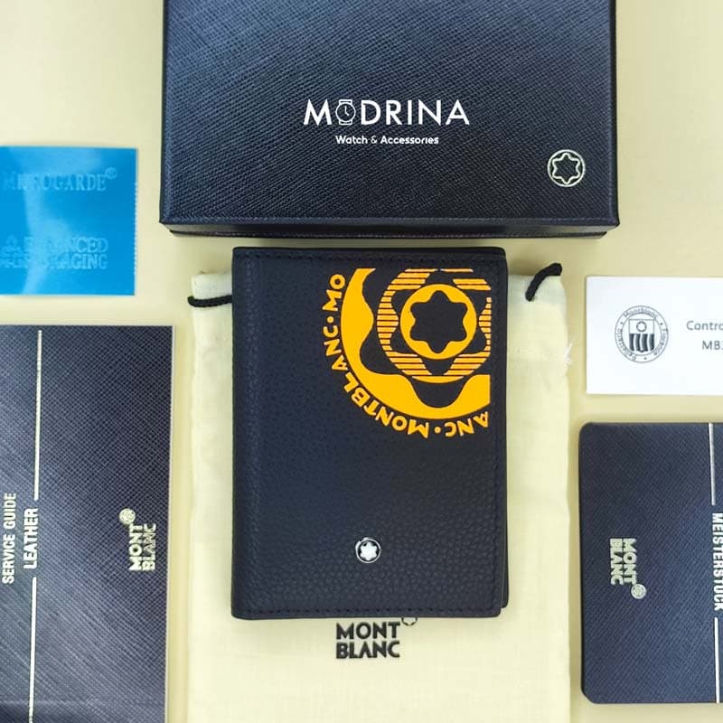 کیف کارت مون بلان نارنجی Montblanc