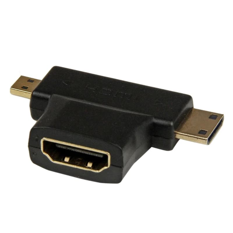 تبدیل HDMI F TO (MINI HDMI&MICRO HDMI) M مدل AR1109