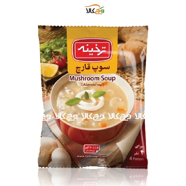 سوپ نیمه آماده گیاهی قارچ – 70 گرمی – ترخینه