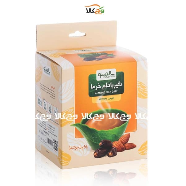 پودر شیر بادام خرما وگن – 10 ساشه – سالمیتو