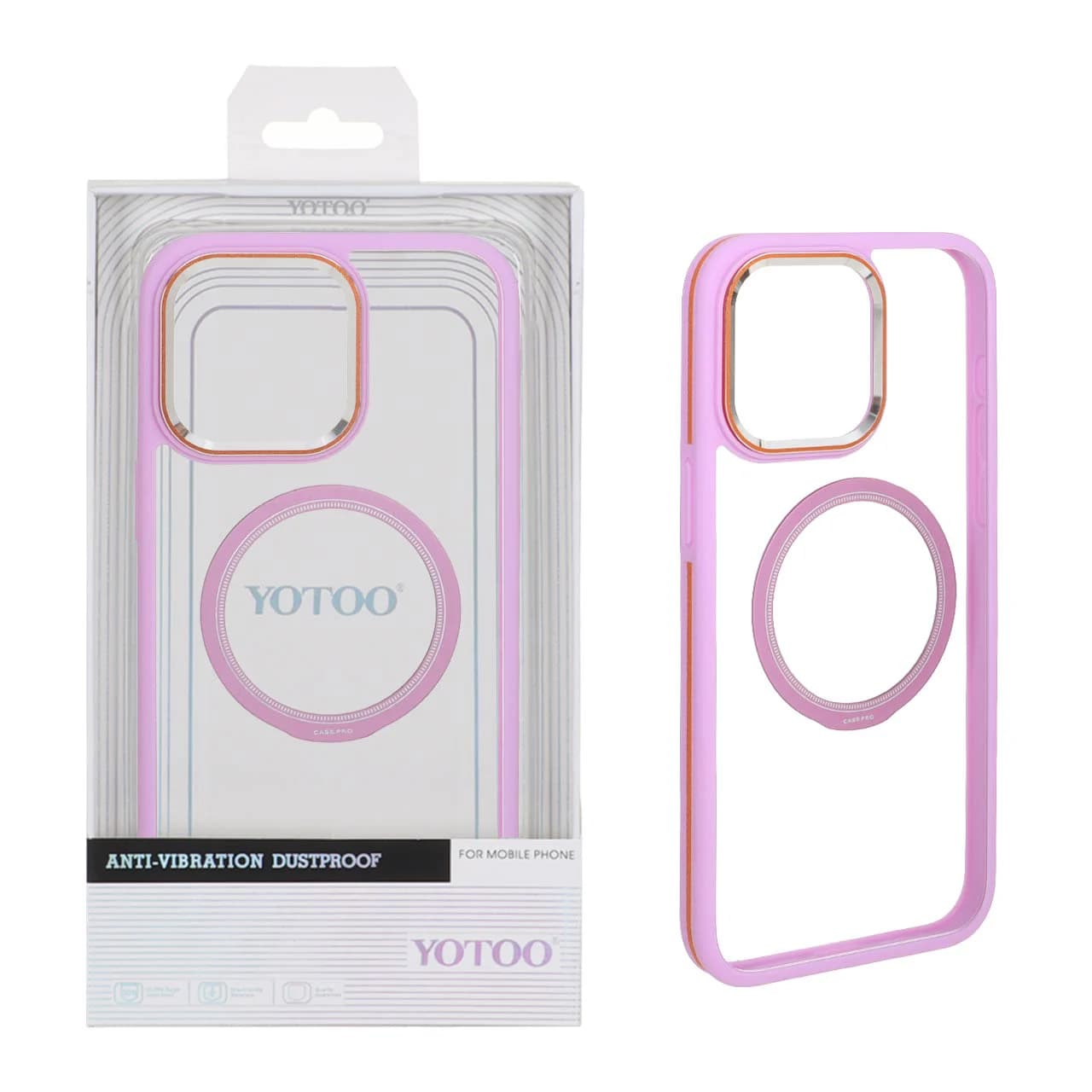 قاب اورجینال Yotoo شفاف MagSafe لنز فلزی Apple iPhone 15 Pro Max — تصویر ۳