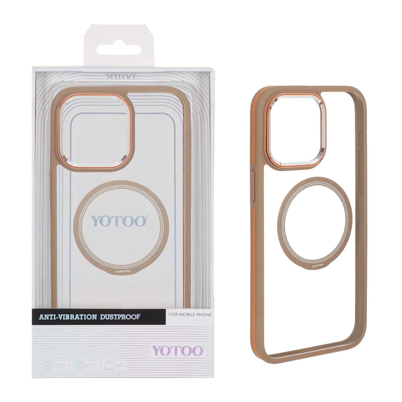 قاب اورجینال Yotoo شفاف MagSafe لنز فلزی Apple iPhone 15 Pro Max — تصویر ۲