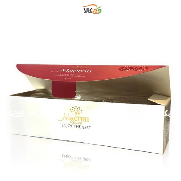 بیسکویت کاکائویی و کنجدی وگن – 225 گرمی – مکرون