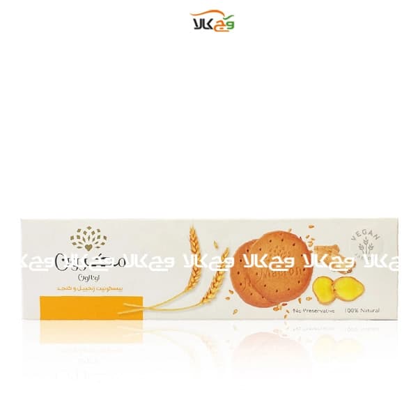بیسکویت زنجبیلی وگن – 225 گرمی – مکرون — تصویر ۲