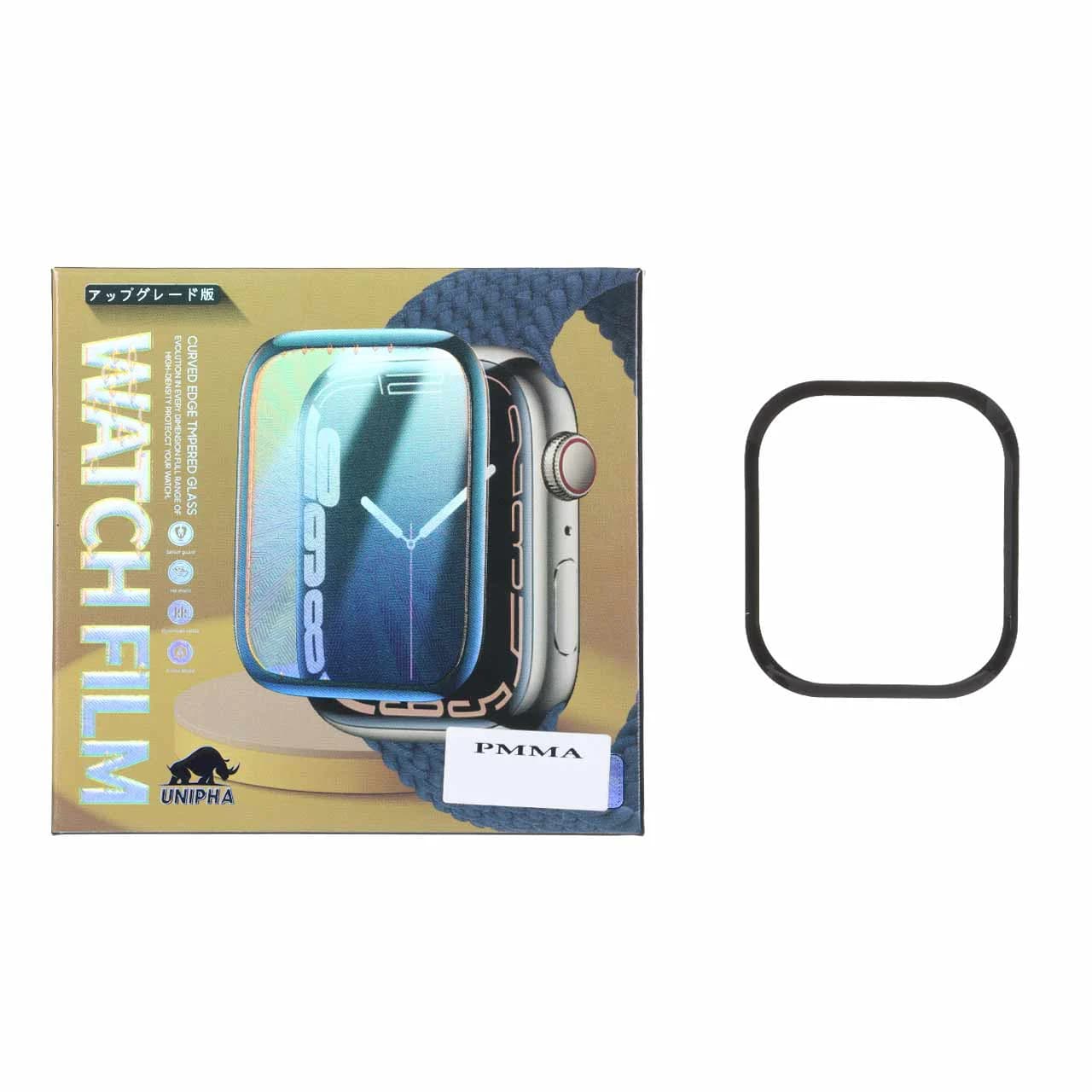 محافظ صفحه سامسونگ واچ PMMA Full Cover مدل iWatch S10 / S11 سایز 42 میلیمتری (پک دار)