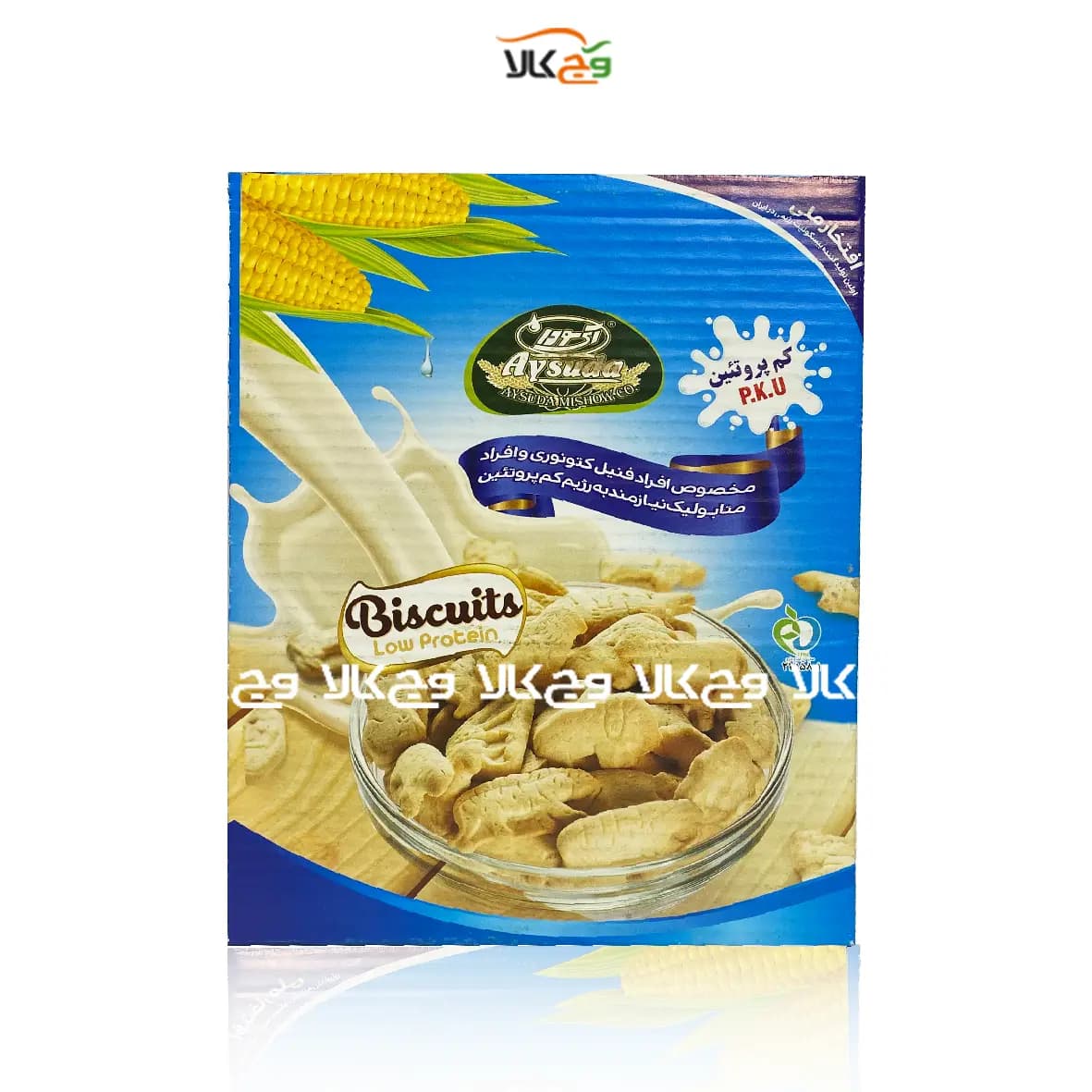 بیسکوییت کم پروتئین آی سودا – 250 گرمی