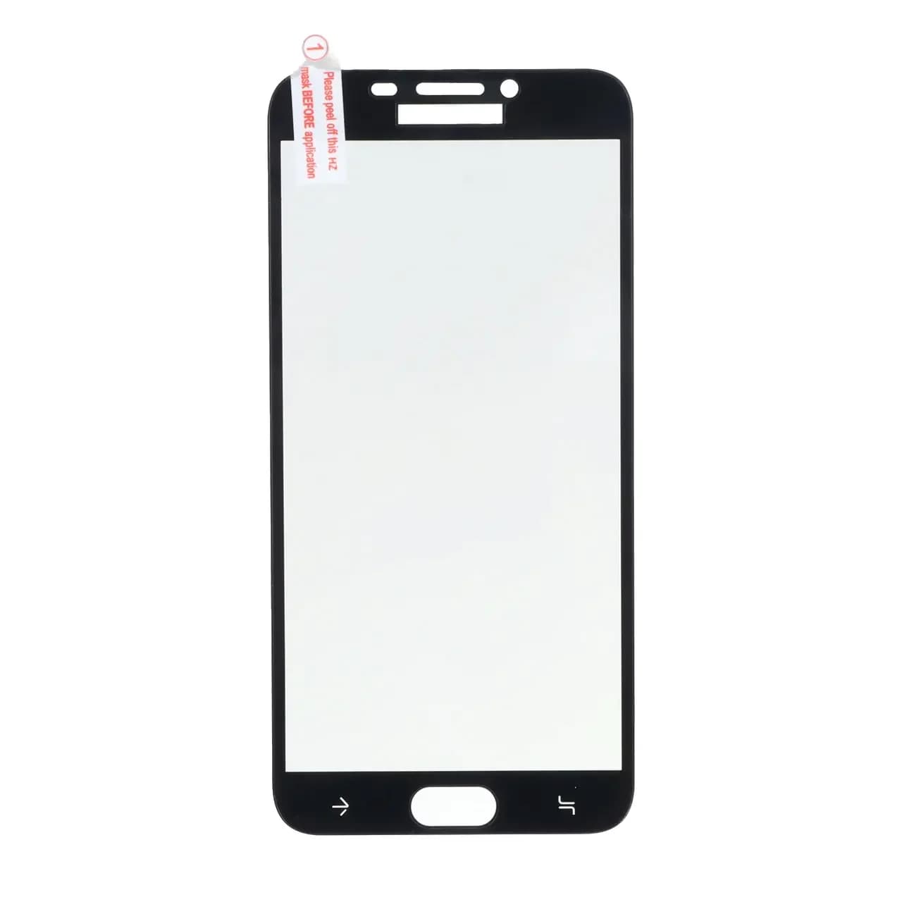 محافظ صفحه نمایش شیشه ای Full Cover مدل Samsung Galaxy J4 (2018) – مشکی