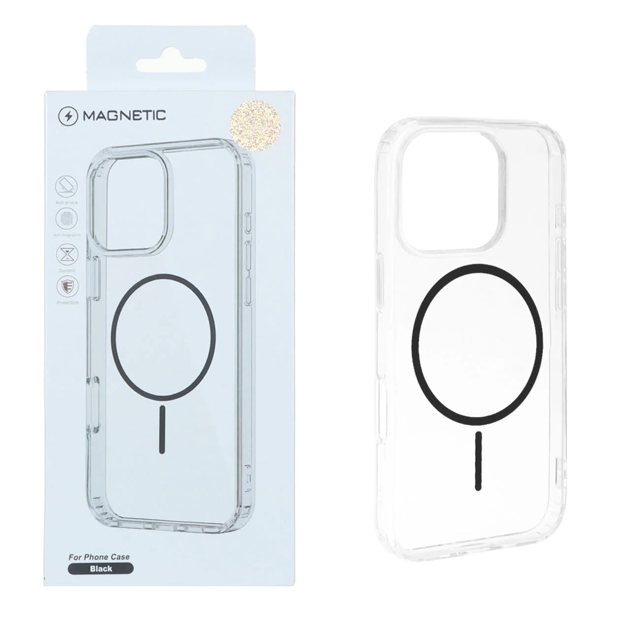 قاب اورجینال Magnetic دور ژله ای MagSafe مدل Apple iPhone 16 Pro