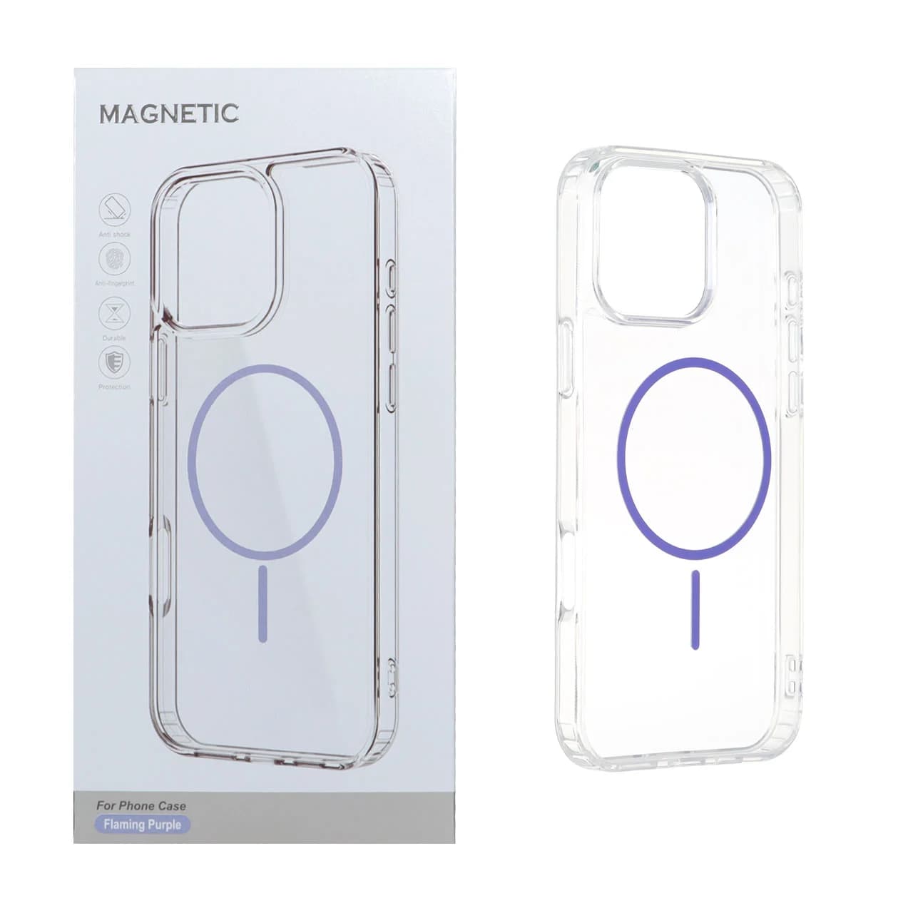 قاب اورجینال Magnetic دور ژله ای MagSafe مدل Apple iPhone 16 Pro — تصویر ۴