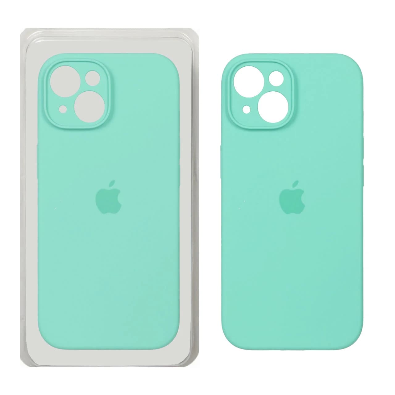 قاب سیلیکونی پاک کنی محافظ لنزدار اورجینال Apple iPhone 15 — تصویر ۷