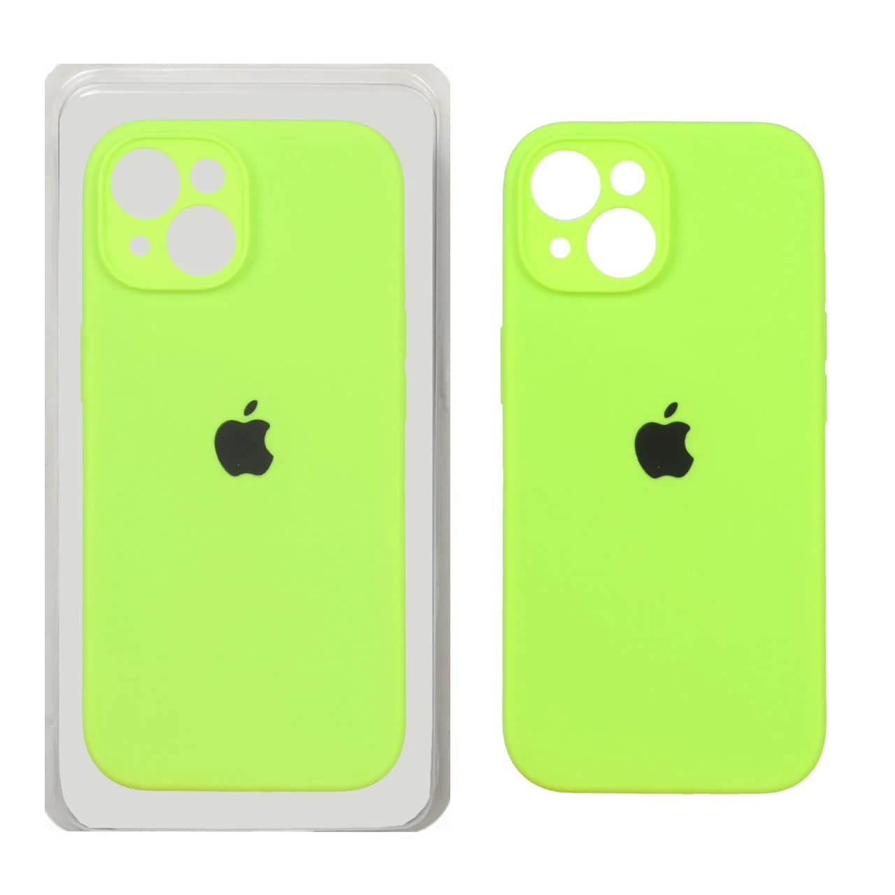 قاب سیلیکونی پاک کنی محافظ لنزدار اورجینال Apple iPhone 15 — تصویر ۲