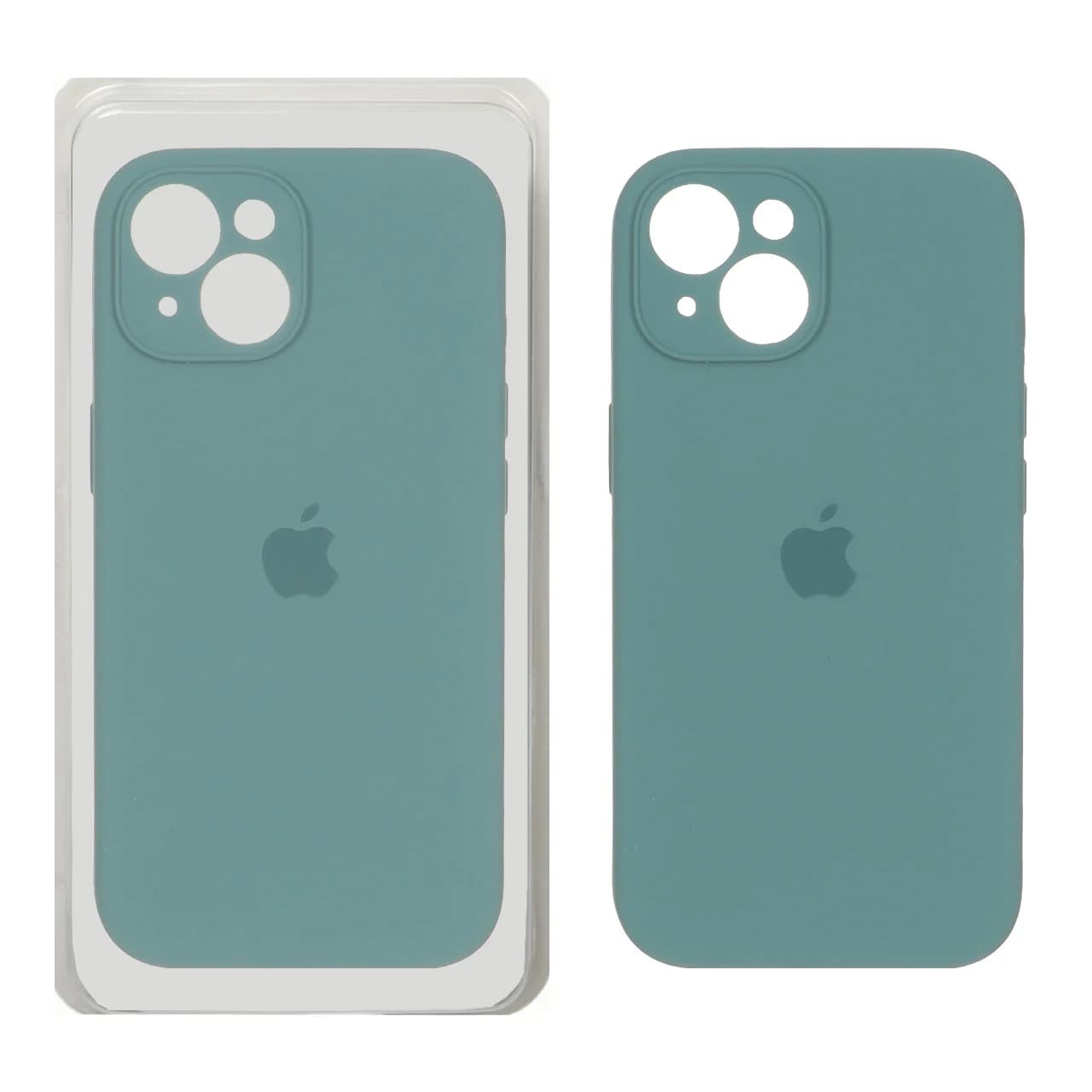 قاب سیلیکونی پاک کنی محافظ لنزدار اورجینال Apple iPhone 15 — تصویر ۴