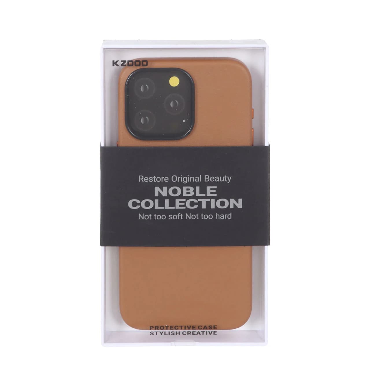 قاب Original KDoo Noble مدل Apple iPhone 15 Pro Max – قهوه ای (پک دار)