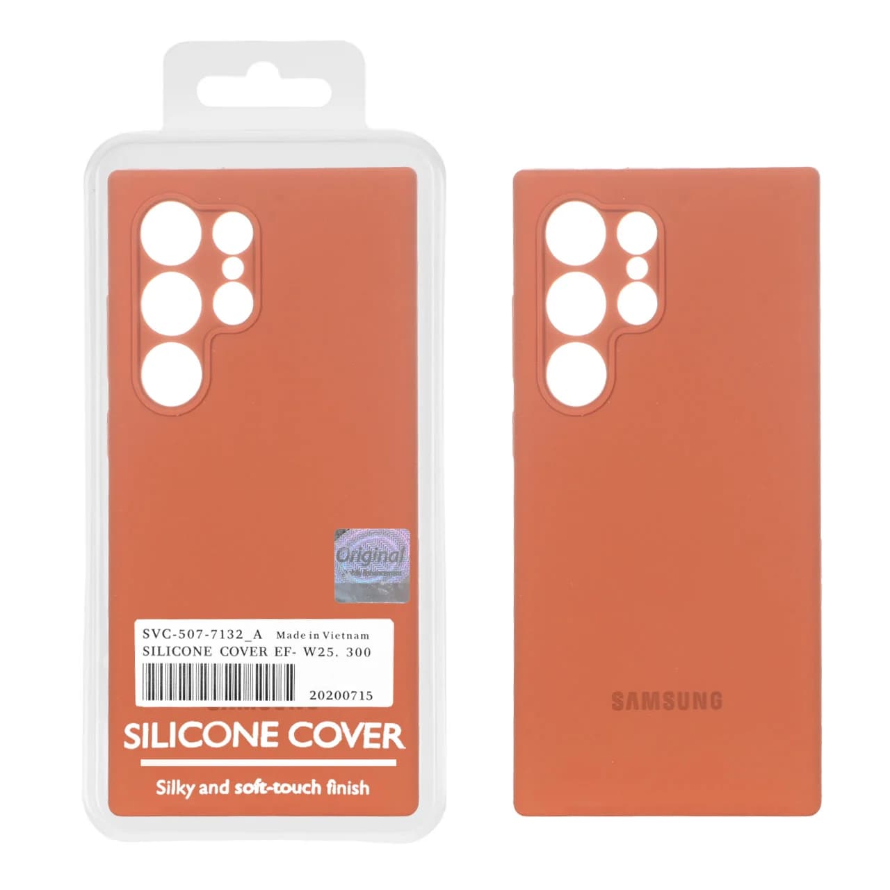 قاب سیلیکونی پاک کنی اورجینال Master Quality مدل Samsung Galaxy S24 Ultra — تصویر ۸