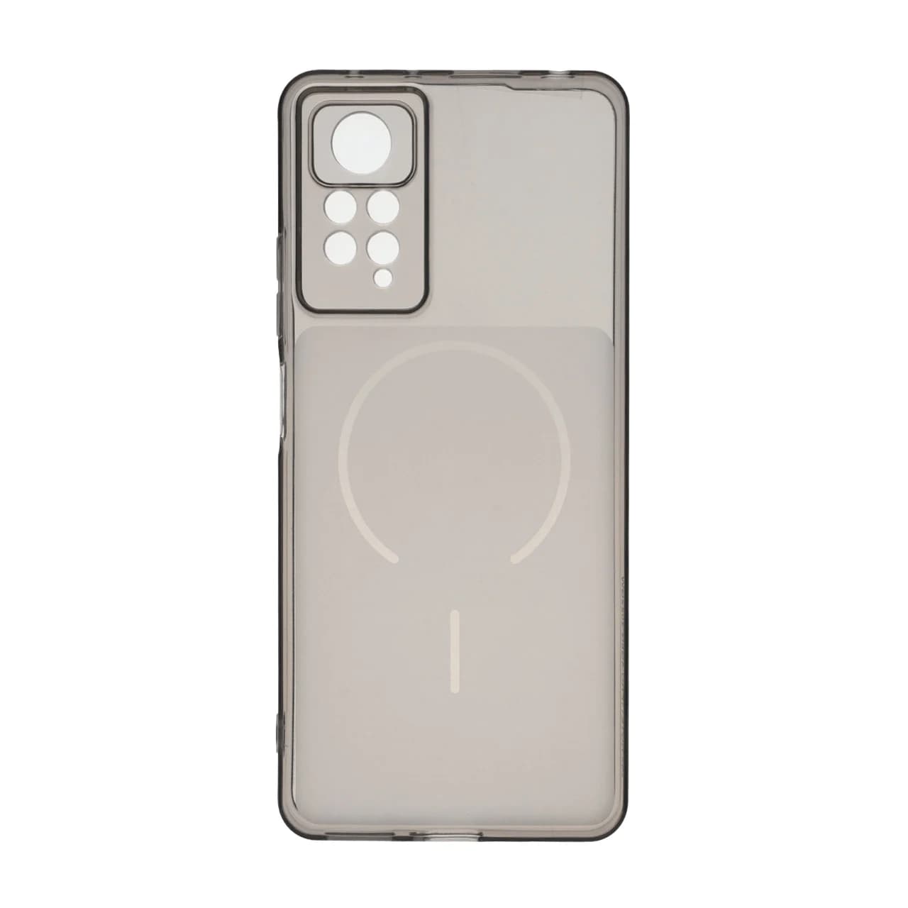 قاب ژله ای شفاف مستطیلی طرح مگ سیف محافظ لنزدار Xiaomi Redmi Note 12 Pro 4G / Redmi Note 11 Pro