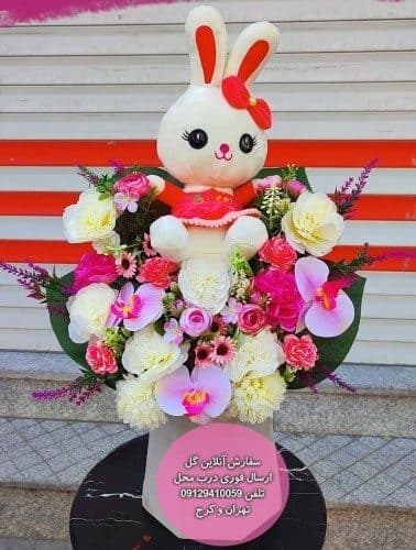 دسته گل لاکچری قدم نورسیده مبارک ویژه بیمارستان