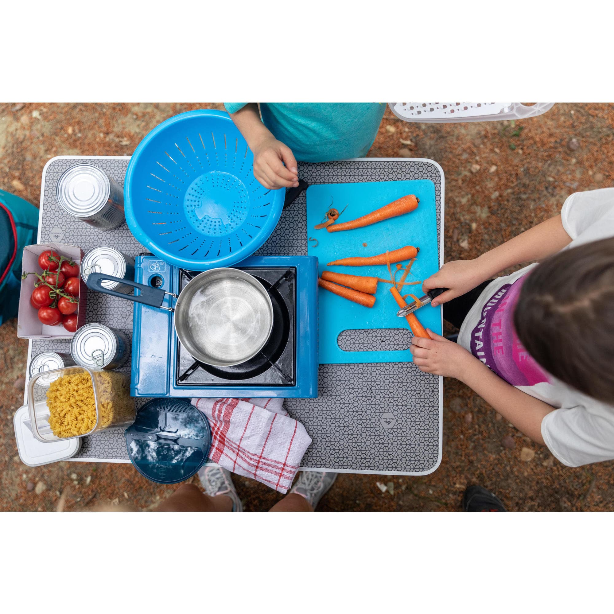 ست ظروف غذاخوری کچوا – 2 نفره Quechua Camping Dinner Set – 2 Person – Stainless Steel – MH100 — تصویر ۲