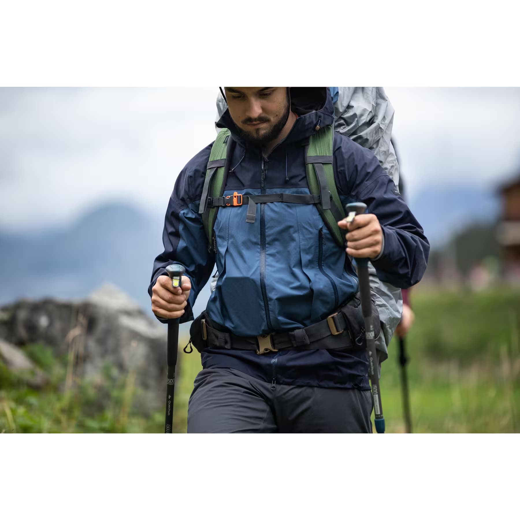 عصا – باتون کوهنوردی فورکلاز Forclaz Outdoor Baton – Quick Adjust – Gray – 1 Piece – MT500 — تصویر ۲