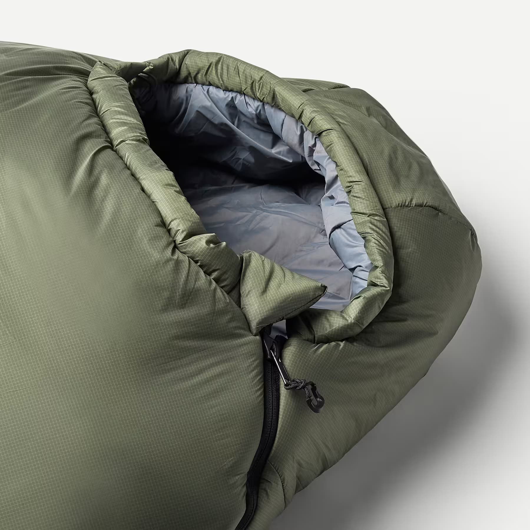 کیسه خواب سیموند دمای راحتی 0 درجه Simond Outdoor Trekking Synthetic Sleeping Bag – Khaki – MT500 – 0 °C Comfort – — تصویر ۴