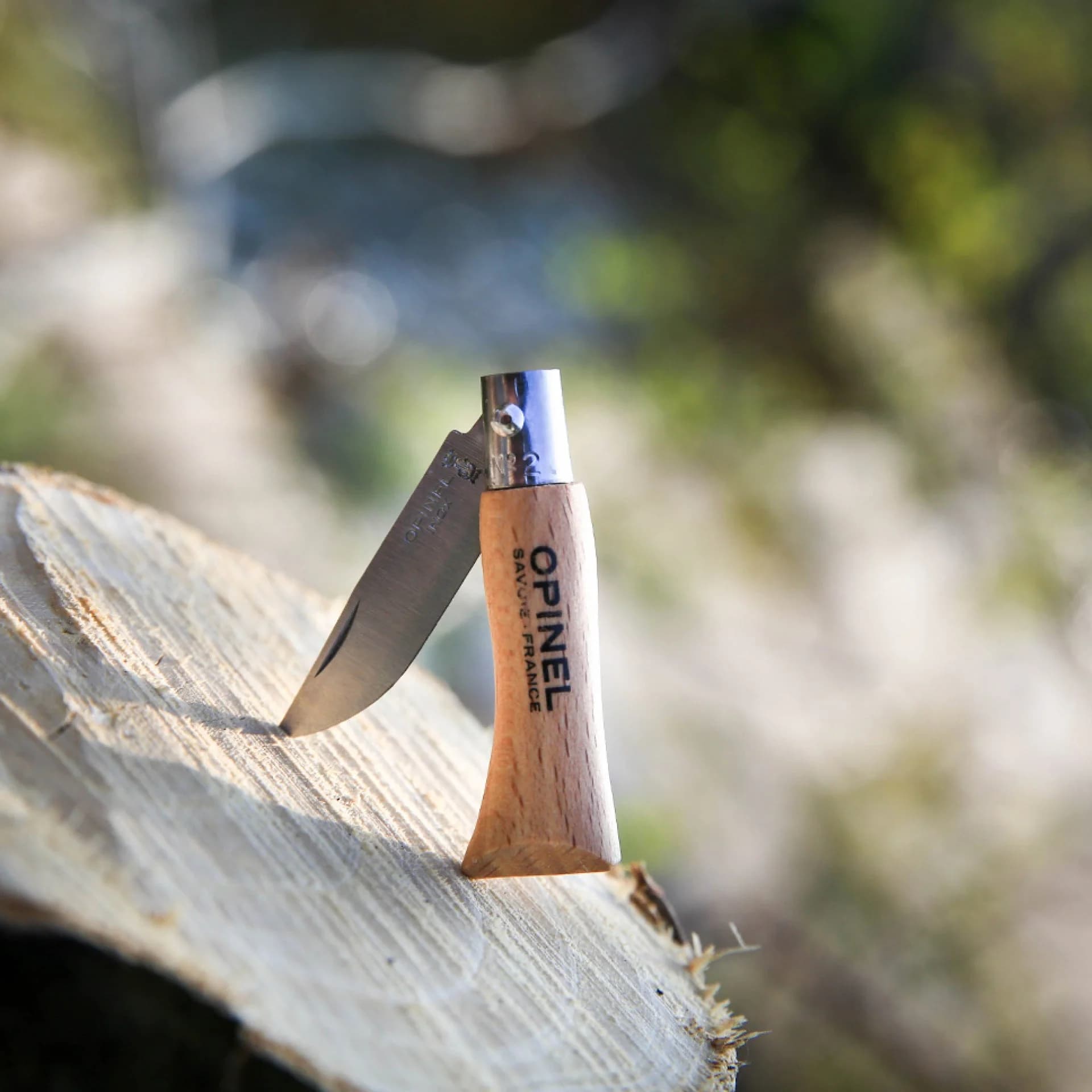 چاقو اپینل 02 استنلس – همراه بند فلزی Opinel No.02 Stainless Steel Folding Knife — تصویر ۲