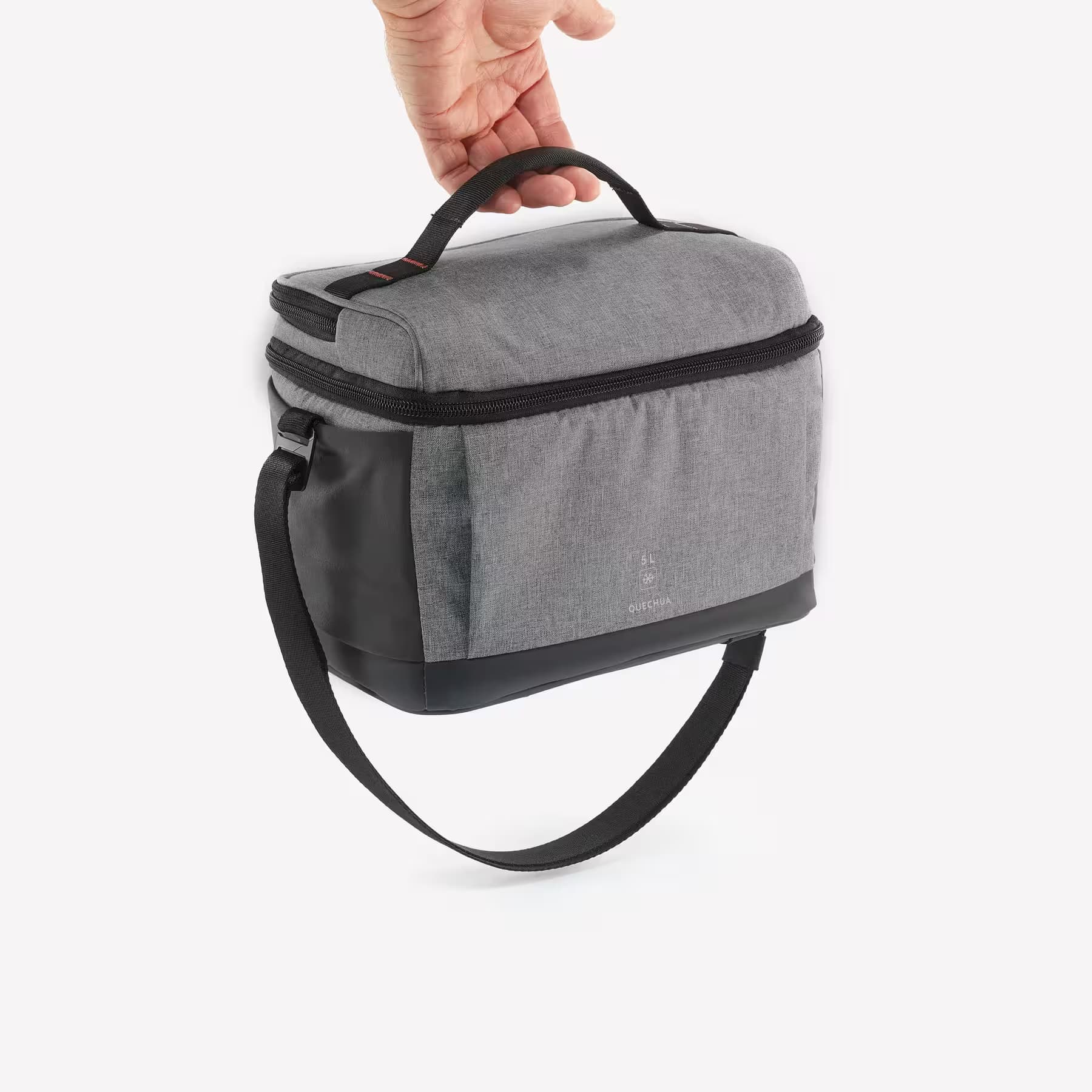 کیف عایق حمل غذا کچوا با 1 عدد میز Quechua Isothermal Lunch Box 500 with 1 Set of Table Mats Included – 5 Litres — تصویر ۴