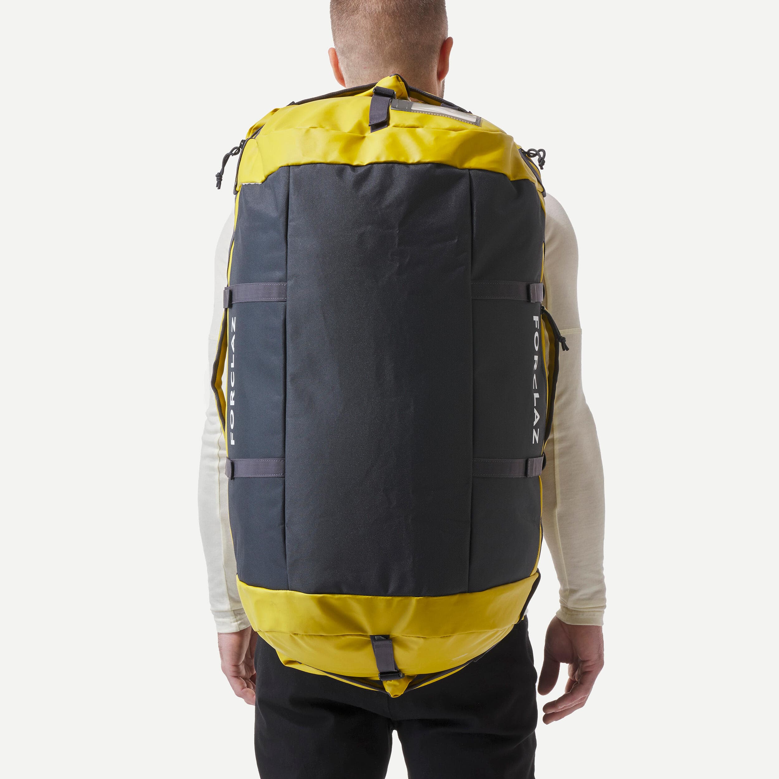 کوله پشتی حمل بار فورکلاز 80/120 لیتری Forclaz Outdoor Trekking Carrying Bag – Water Resistant – Duffel 500 Extend — تصویر ۲