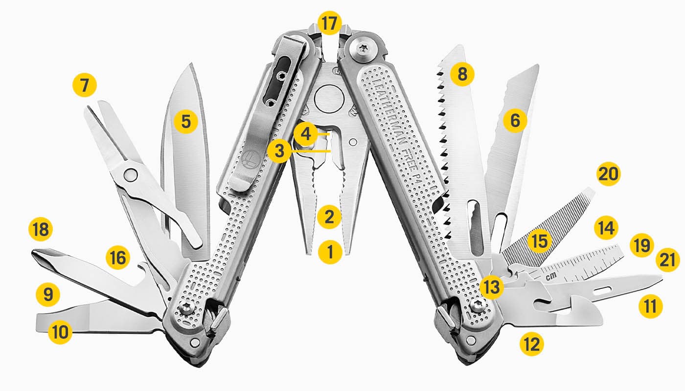 لدرمن فیری پی 4 – ابزار چند کاره Leatherman Free P4 — تصویر ۷
