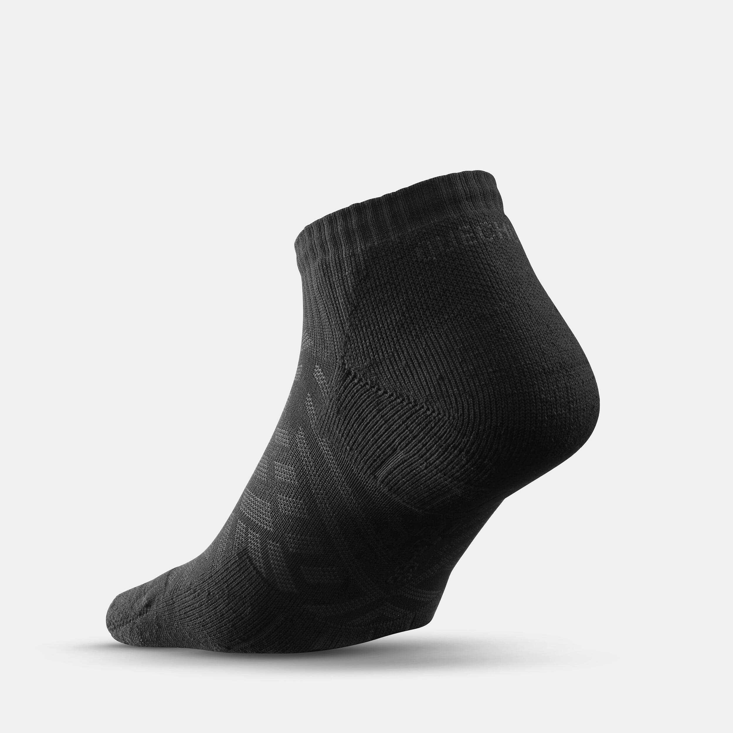جوراب کچوا – 2 جفت Quechua Outdoor Socks – Short Socks – Black – 2 Pairs – Hike 100 — تصویر ۴
