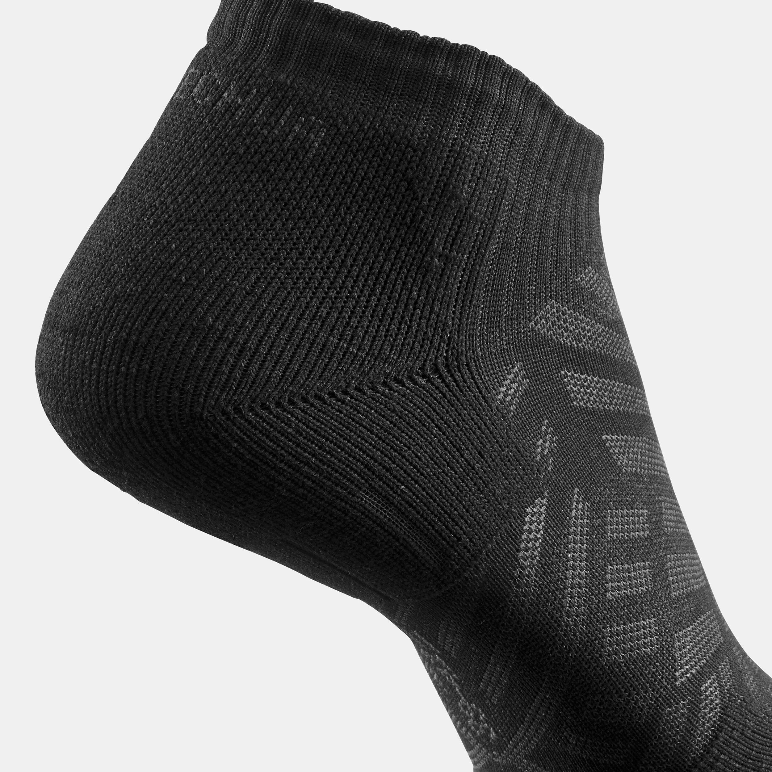 جوراب کچوا – 2 جفت Quechua Outdoor Socks – Short Socks – Black – 2 Pairs – Hike 100 — تصویر ۵