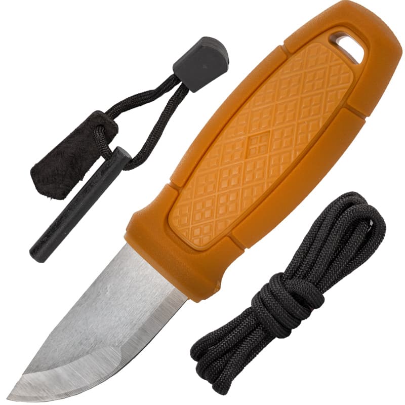 چاقو موراکنیو الدریس با کیت آتشزنه Morakniv Eldris with Fire Kit (S) – Burnt Orange — تصویر ۳