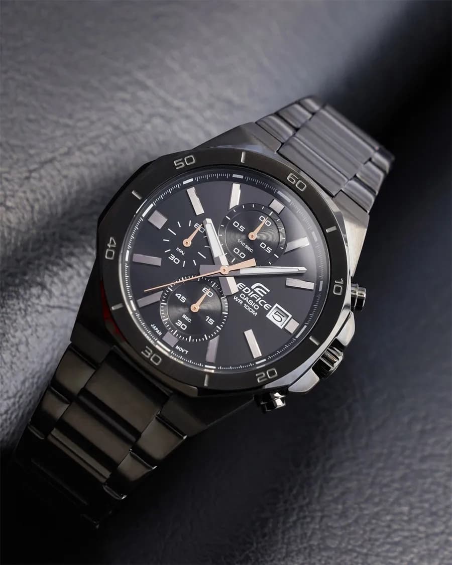 ساعت مچی مردانه کاسیو ادیفایس CASIO EDIFICE EFV-640DC-1AV — تصویر ۴