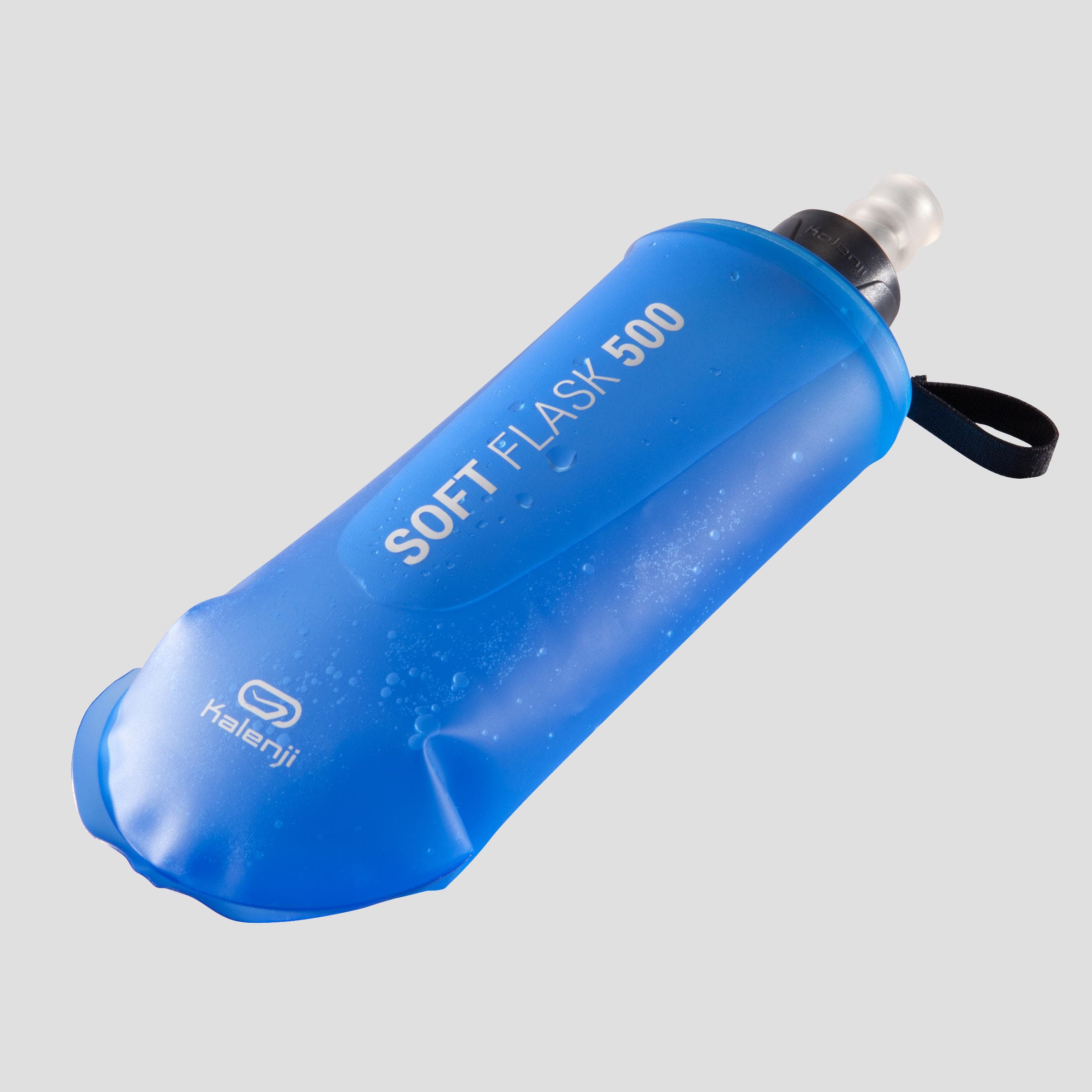 قمقمه انعطاف پذیر کالنجی – دکتلون Kalenji Cross Country Flask – 500 ml – Blue — تصویر ۳