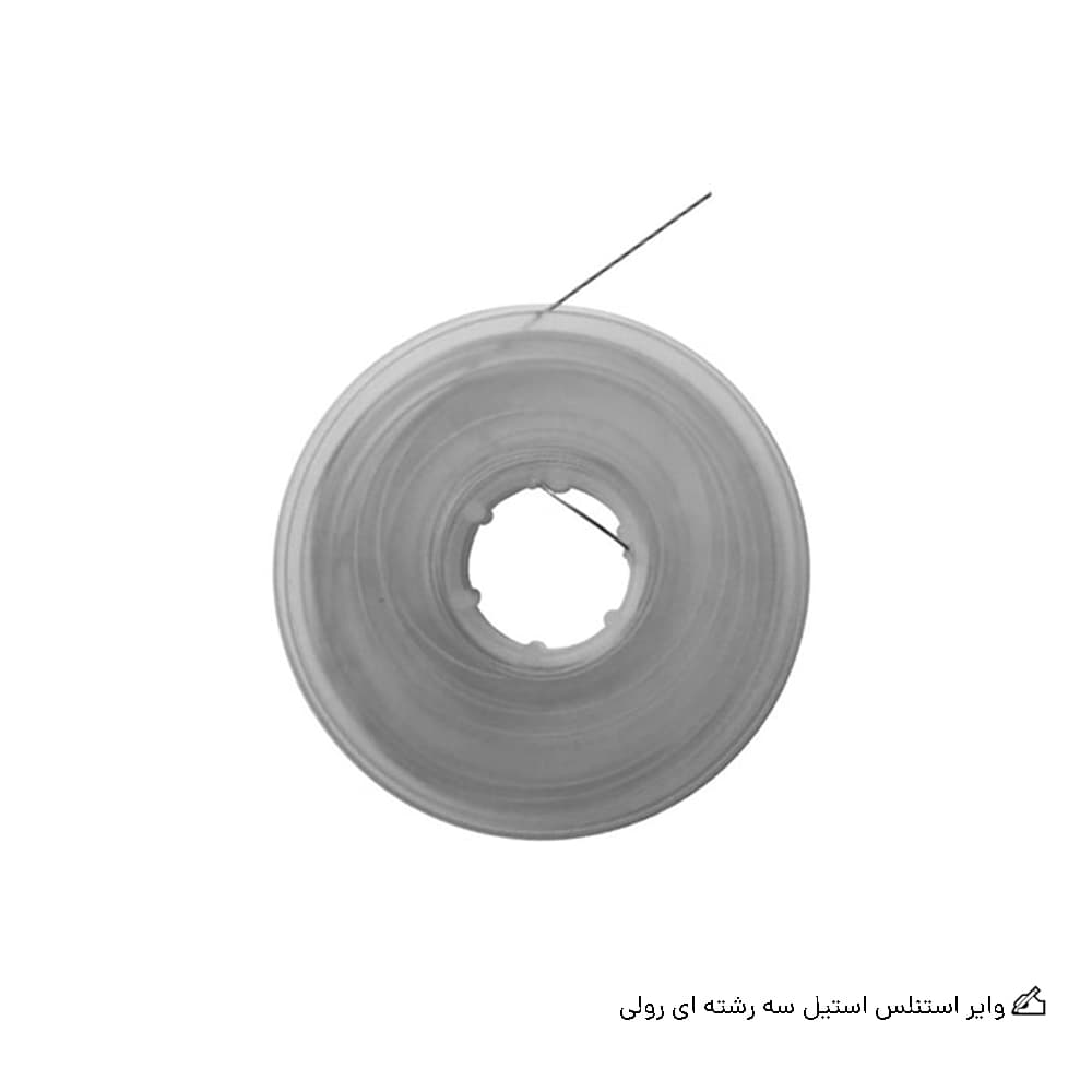 وایر ارتودنسی استنلس استیل کریتیو دنتال سه رشته ای رولی – تک عددی — تصویر ۲