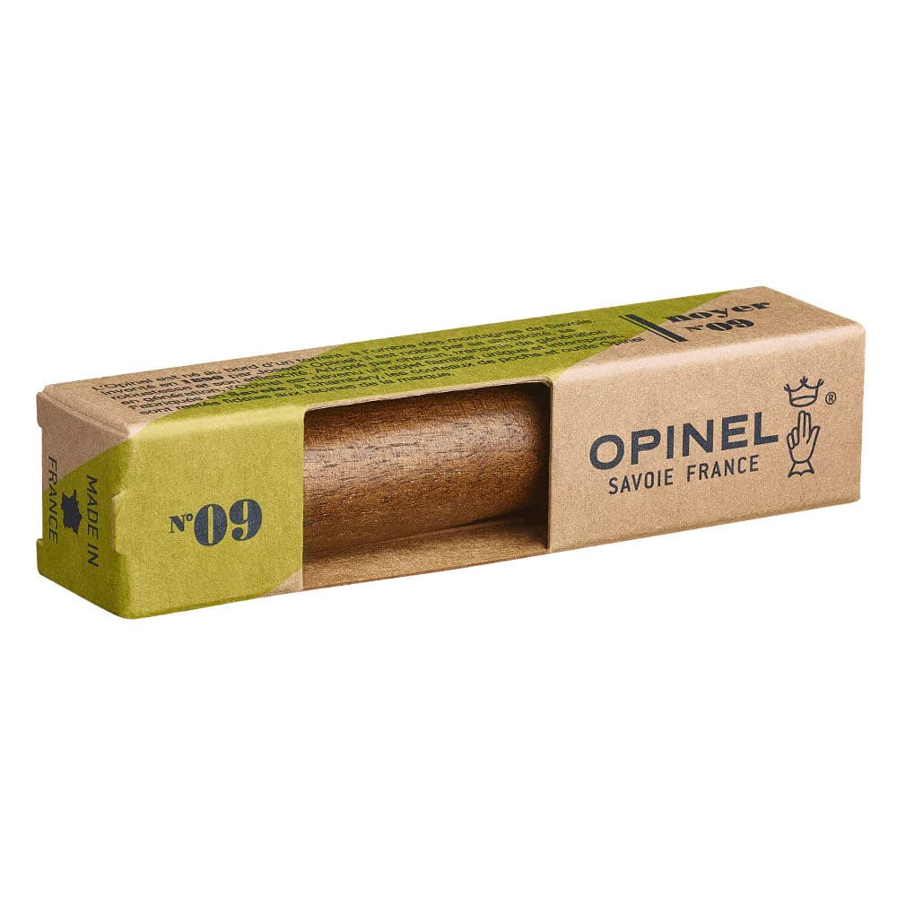 چاقو اپینل 09 استنلس – چوب گردو Opinel No.09 Stainless Steel Folding Knife | Premium Walnut wood — تصویر ۴