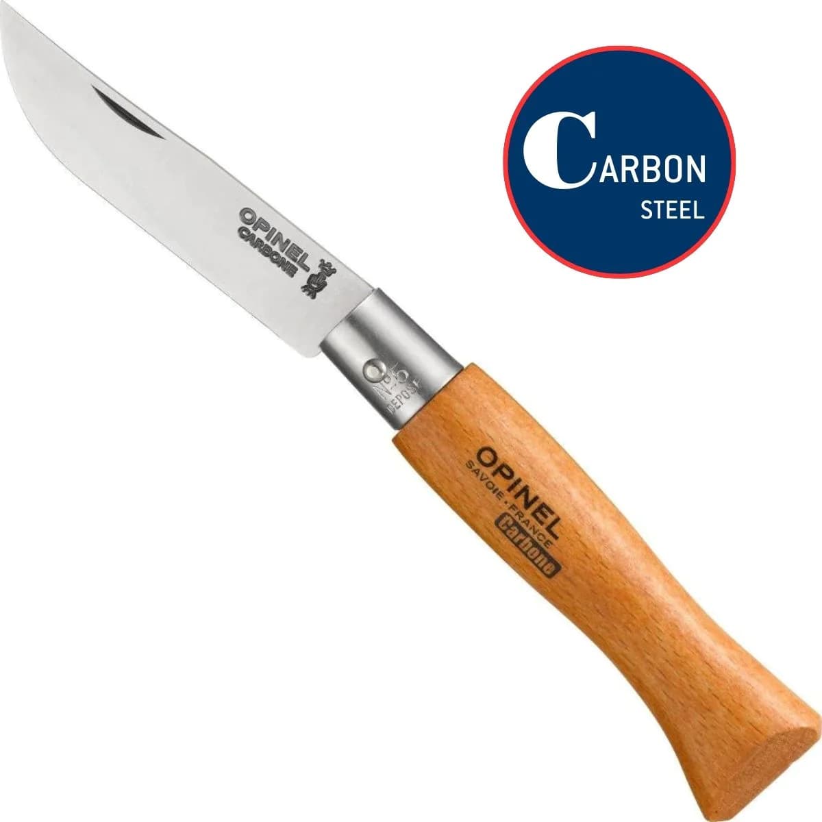 چاقو اپینل 05 کربن Opinel No.05 Carbon Steel Folding Knife