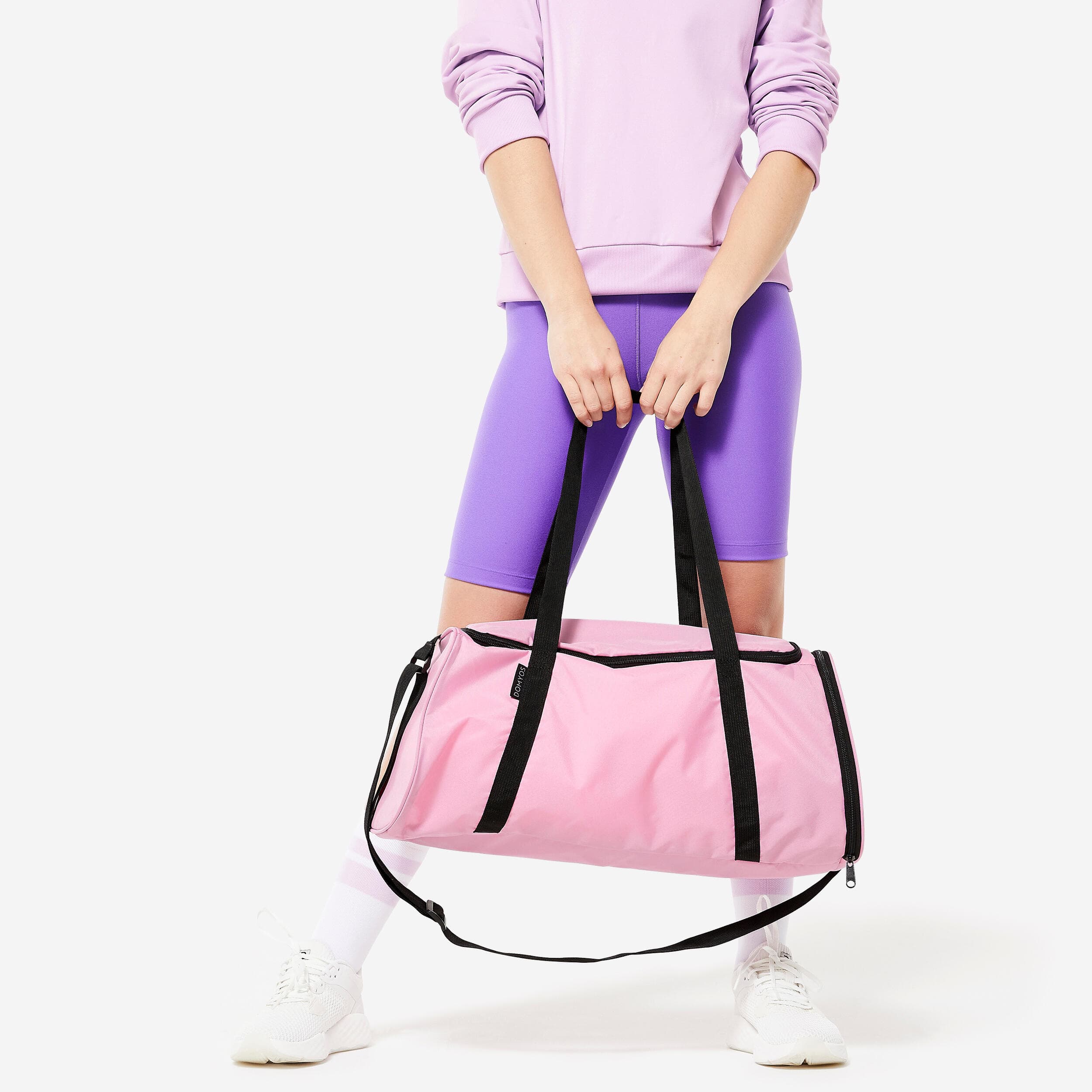کیف ورزشی و باشگاه دمیوس – دکتلون Domyos Fitness Bag – 20 L – Pink — تصویر ۲