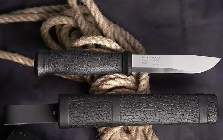 چاقو موراکنیو 2000 استنلس (نسخه یادبود 130 سالگی) Morakniv Mora 2000 S Anniversary Edition — تصویر ۲